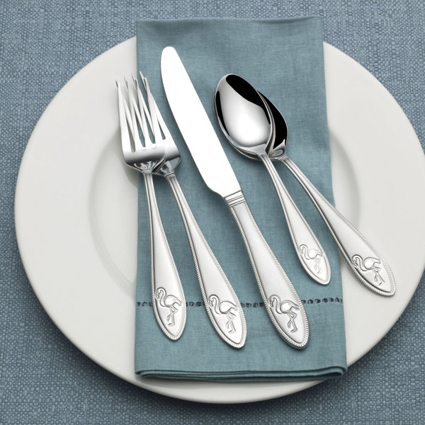 Towle Living Flamingo Flatware Set, 20Piece, Stainless Steel & Reviews